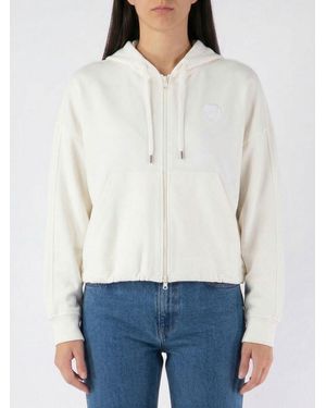 Brunello Cucinelli Cotton Hoodie With Logo - White