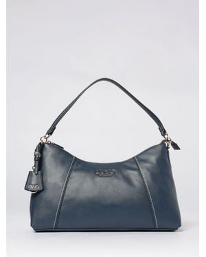 Liu Jo Grained Faux Leather Bag - Blue