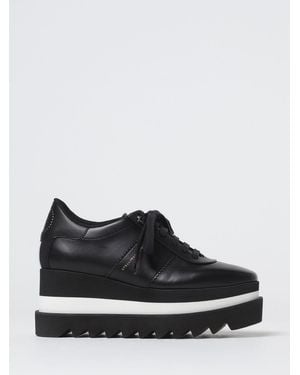 Stella McCartney Elyse Wedge Derby Shoes - Black