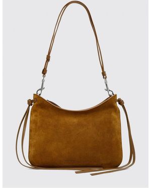 Phoebe Philo Gig Suede Bag - Brown
