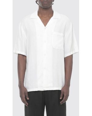 Lanvin Rayon Shirt With Logo Print - White