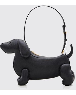 Thom Browne Hector Schultertasche - Schwarz