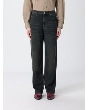 Isabel Marant Straight Denim Jeans - Black