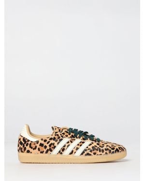 adidas Originals Samba Og Animal Print Pony Skin Trainers - Natural