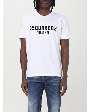 DSquared² T-shirt Aus Baumwolle Im Cool Fit - Weiß