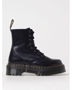 Dr. Martens Jadon Brushed Leather Boots - Black