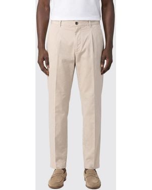 Eleventy Linen Blend Chino Trousers - Natural
