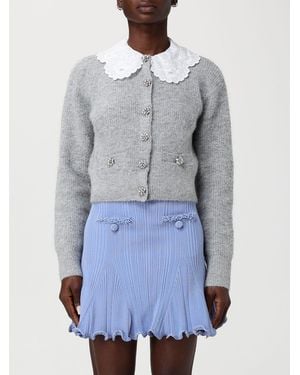 Self-Portrait Jersey Mujer - Gris