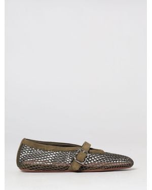 Alaïa AlaiA Mary Jane Ballet Flats - Green
