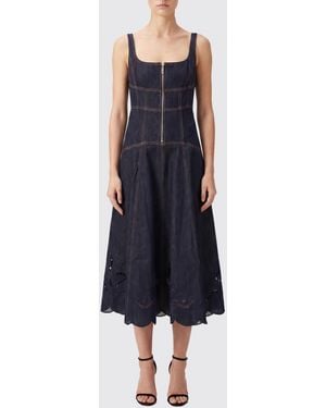 Self-Portrait Skirt - Blue