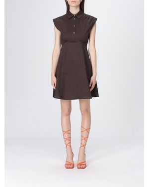 Liu Jo Cotton Shirtdress - Brown