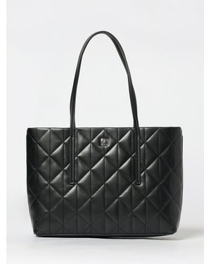 Calvin Klein Quilted Faux Leather Bag - Black