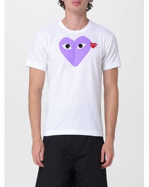 COMME DES GARÇONS PLAY Comme Des GarÇ Ons Play Printed Cotton T-Shirt - White