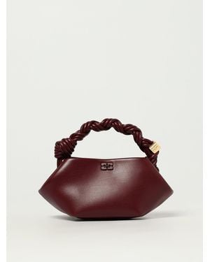 Ganni Bolso De Mano Mujer - Marrón