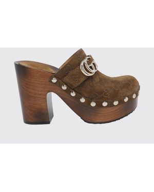 Gucci Sandalen Mit Absatz Damen - Braun