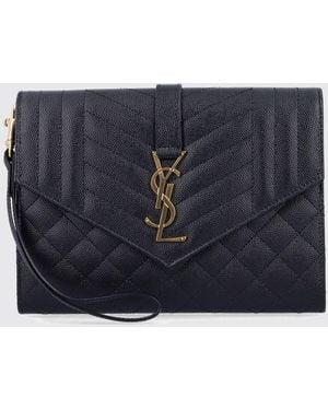Saint Laurent Tote Bags - Blue