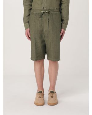 120% Lino Pantaloncino - Verde