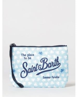 MC2 Saint Barth Aline Mc2 Neopren-Pochette Mit Saint Barth Logo - Blau
