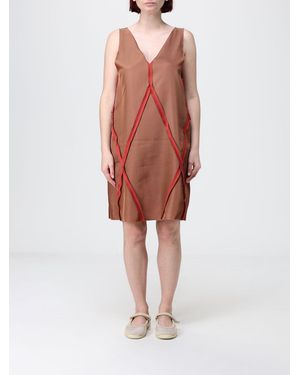 MM6 by Maison Margiela Cupro Blend Mini Dress - White