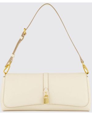 Stella McCartney Ryder Vegan Nylon Shoulder Bag With Magnetic Flap Closure - Natural
