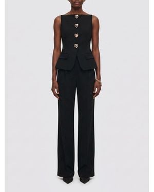 Self-Portrait Jumpsuit - Black