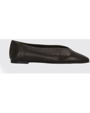 Poeve Leather Ballerina - Black