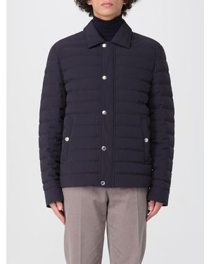 Brunello Cucinelli Padded Buttoned Jacket - Blue