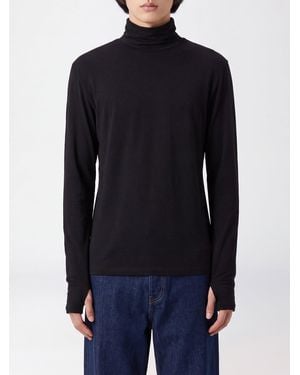 Thom Krom Jersey De Cuello Alto De Viscosa Elástica Con Corte Slim - Azul