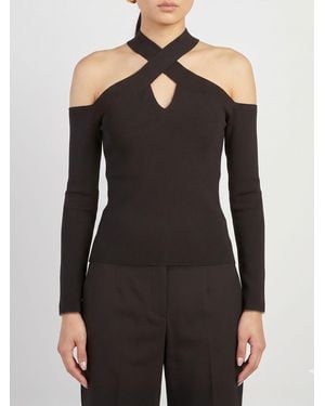 FEDERICA TOSI Viscose Top - Black