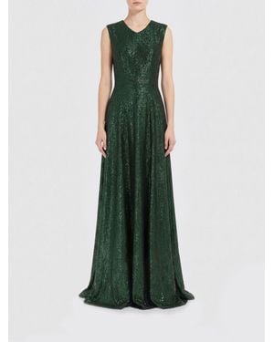 Norma Kamali Sequin Dress - Green