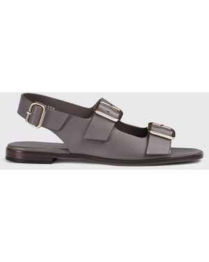 Doucal's Heeled Sandal - White