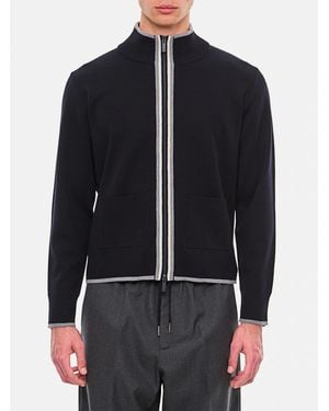 Thom Browne Wool Cardigan - Blau