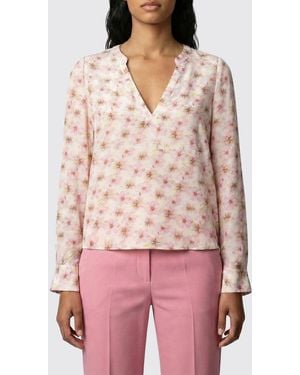 Zadig & Voltaire Zadig &Amp Voltaire Floral Print Viscose Blouse - Red