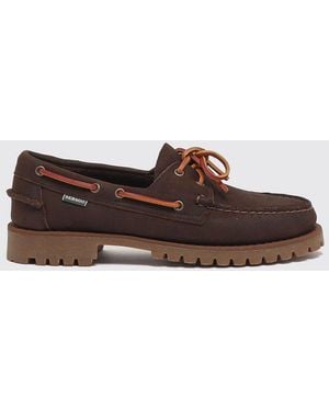 Sebago Ranger Muddy Bootsschuhe Aus Nubukleder Mit Gummisohle - Braun