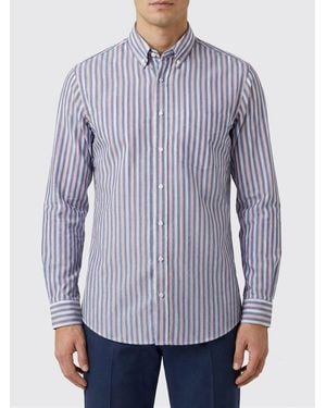 Aspesi Classic Striped Cotton Shirt - Blue