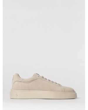 Cesare Paciotti Suede Trainers - Natural
