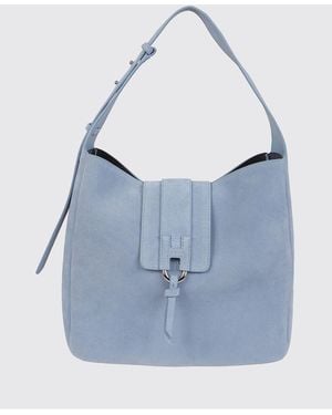 Hogan Suede Hobo Bag - Blue