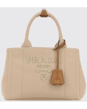 Prada Tote Bag - Natural