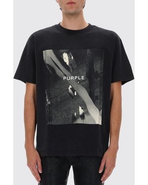 Purple Camiseta Hombre - Negro