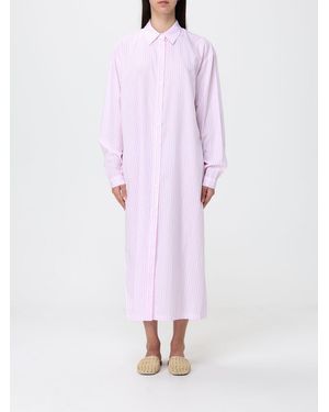MC2 Saint Barth Striped Cotton Casual Dress - Pink
