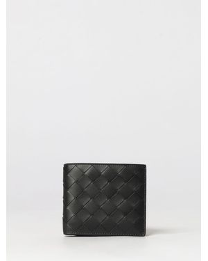 Bottega Veneta Woven Calfskin Bifold Wallet - White