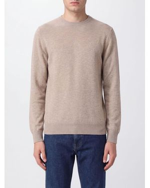 Ballantyne Langärmeliger Gerippter Pullover Mit Rundhalsausschnitt Von Aus 100 Kaschmir - Blau