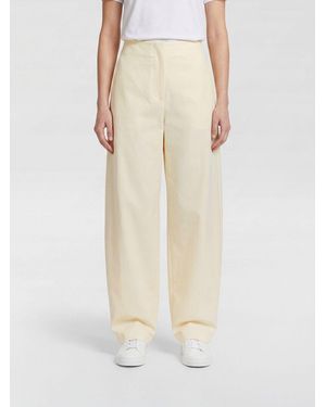 The Row High-Waisted Tailored Palazzo Trousers - Natural