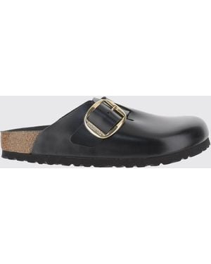 Birkenstock Sabot Boston Big Buckle - Nero