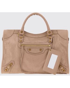 Balenciaga Le City Arena Leather Bag - Pink