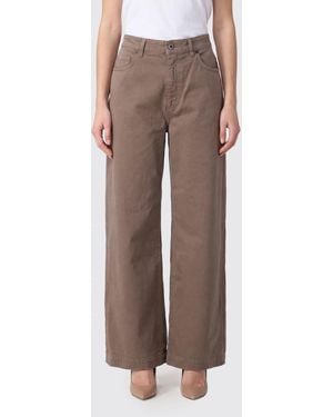 P.A.R.O.S.H. High-Waisted Wide-Leg Jeans P.A.R.O.S.H - Brown