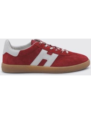 Hogan Cool Suede Trainers - Red