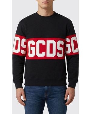 Gcds Cotton Logo Crewneck Sweatshirt - Red