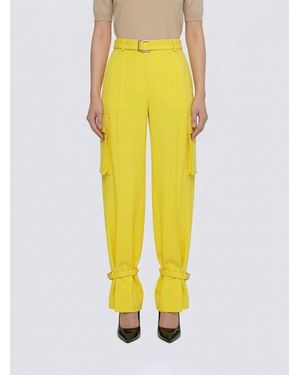 The Attico Twill Cargo Pants - Yellow