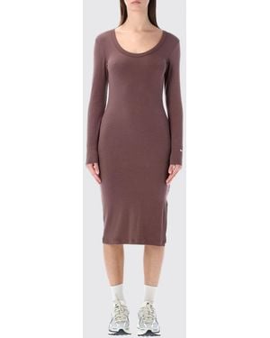 Nike Vestido De Tejido Técnico Con Logo - Morado